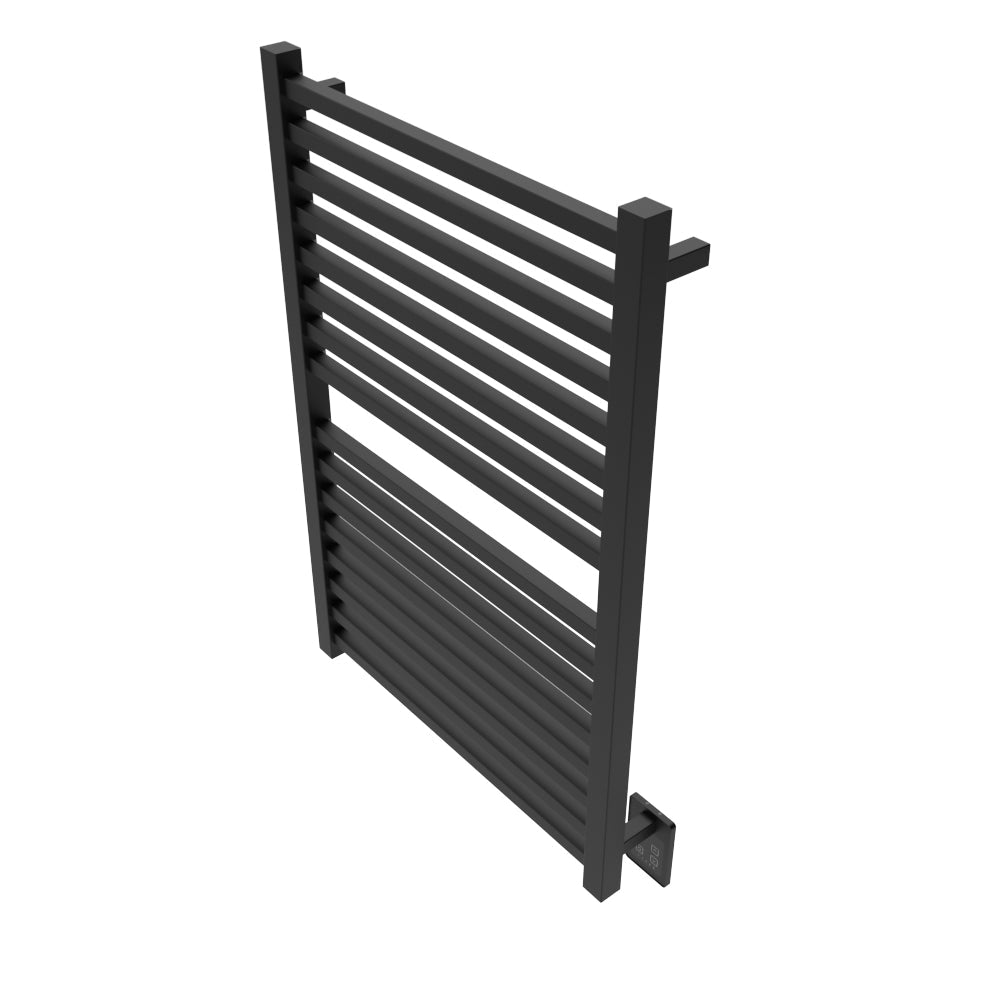 Amba Quadro Q2942 16-Bar Matte Black Hardwired Towel Warmer