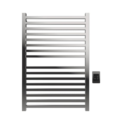 Amba Quadro Q2942 16-Bar Polished Stainless Steel Hardwired Towel Warmer