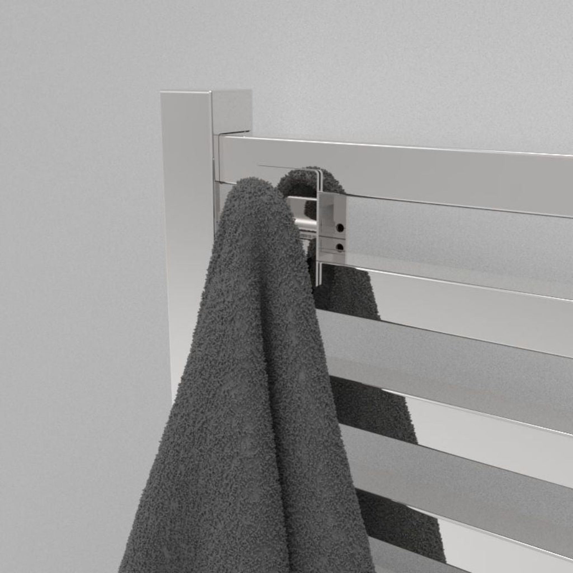 Amba Quadro and Vega Bathrobe Hanger