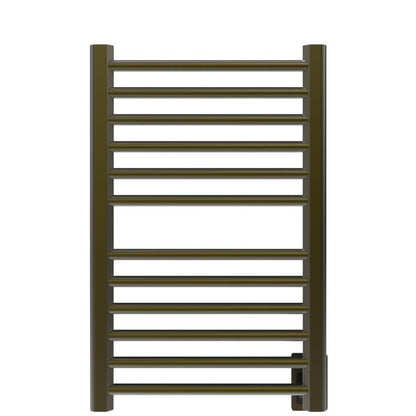 Amba Sirio S2132 12-Bar Brushed Bronze Hardwired Towel Warmer