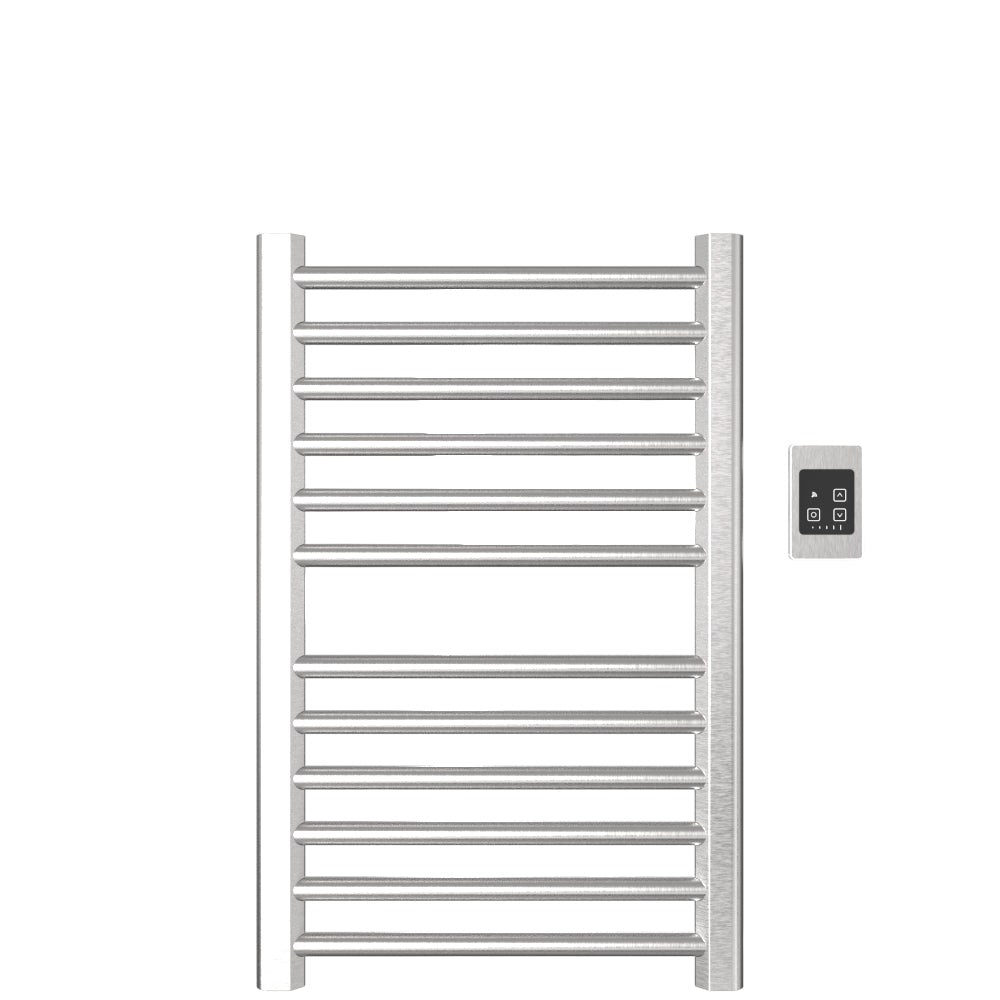 Amba Sirio S2132 12-Bar Brushed Stainless Steel Hardwired Towel Warmer