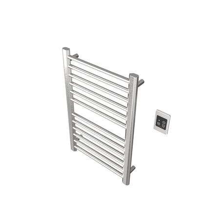 Amba Sirio S2132 12-Bar Brushed Stainless Steel Hardwired Towel Warmer