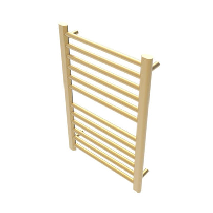 Amba Sirio S2132 12-Bar Satin Brass Hardwired Towel Warmer