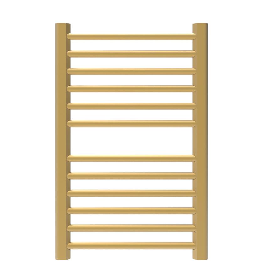 Amba Sirio S2132 12-Bar Satin Brass Hardwired Towel Warmer