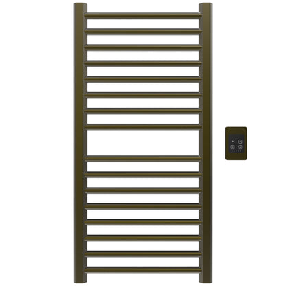 Amba Sirio S2142 16-Bar Brushed Bronze Hardwired Towel Warmer