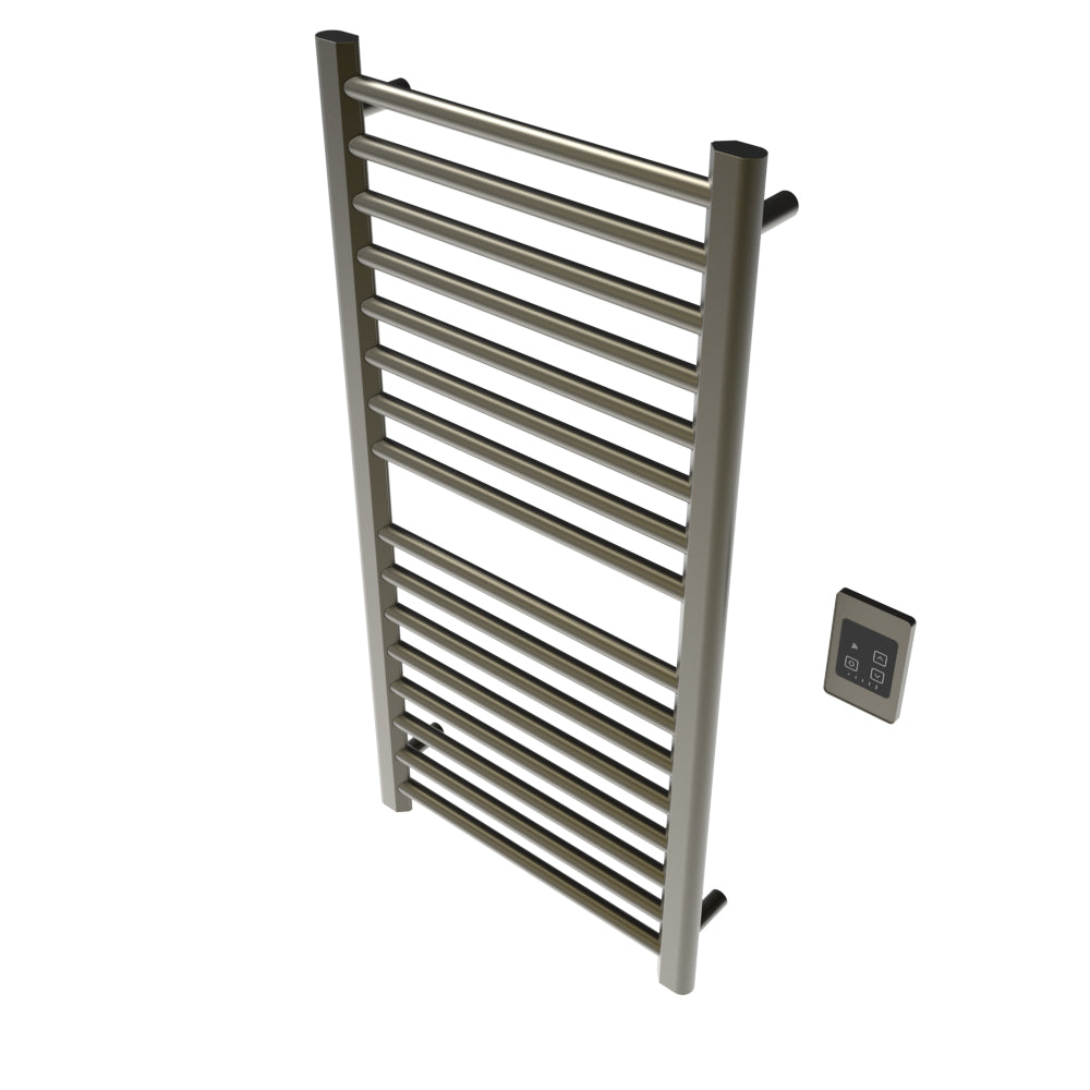 Amba Sirio S2142 16-Bar Brushed Bronze Hardwired Towel Warmer