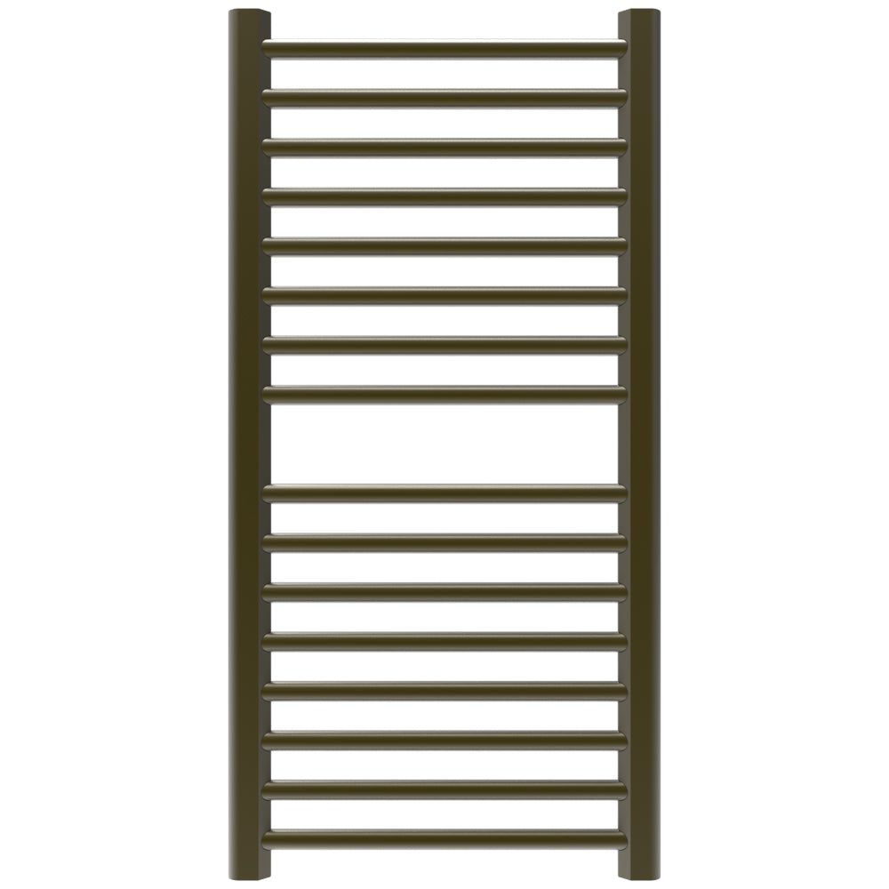 Amba Sirio S2142 16-Bar Brushed Bronze Hardwired Towel Warmer