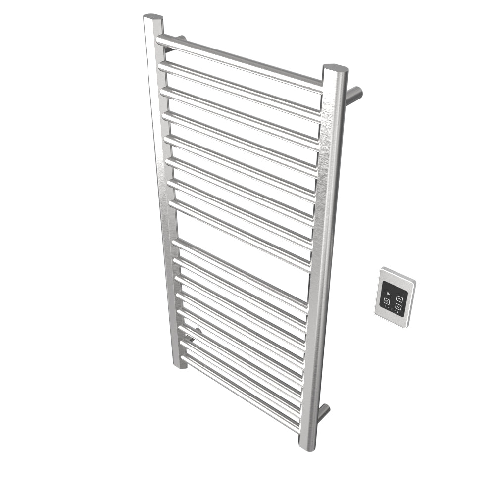 Amba Sirio S2142 16-Bar Brushed Stainless Steel Hardwired Towel Warmer