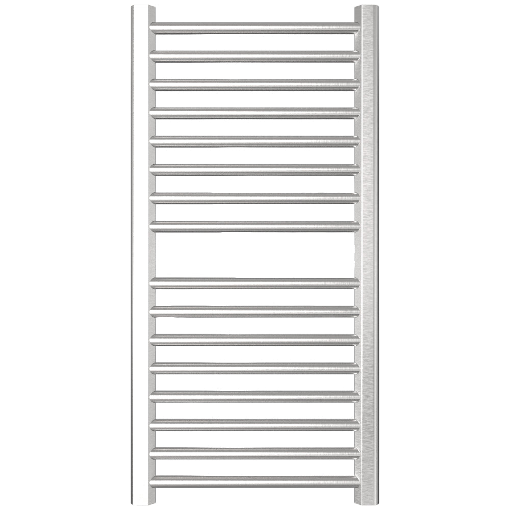 Amba Sirio S2142 16-Bar Brushed Stainless Steel Hardwired Towel Warmer