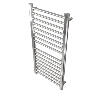 Amba Sirio S2142 16-Bar Polished Stainless Steel Hardwired Towel Warmer