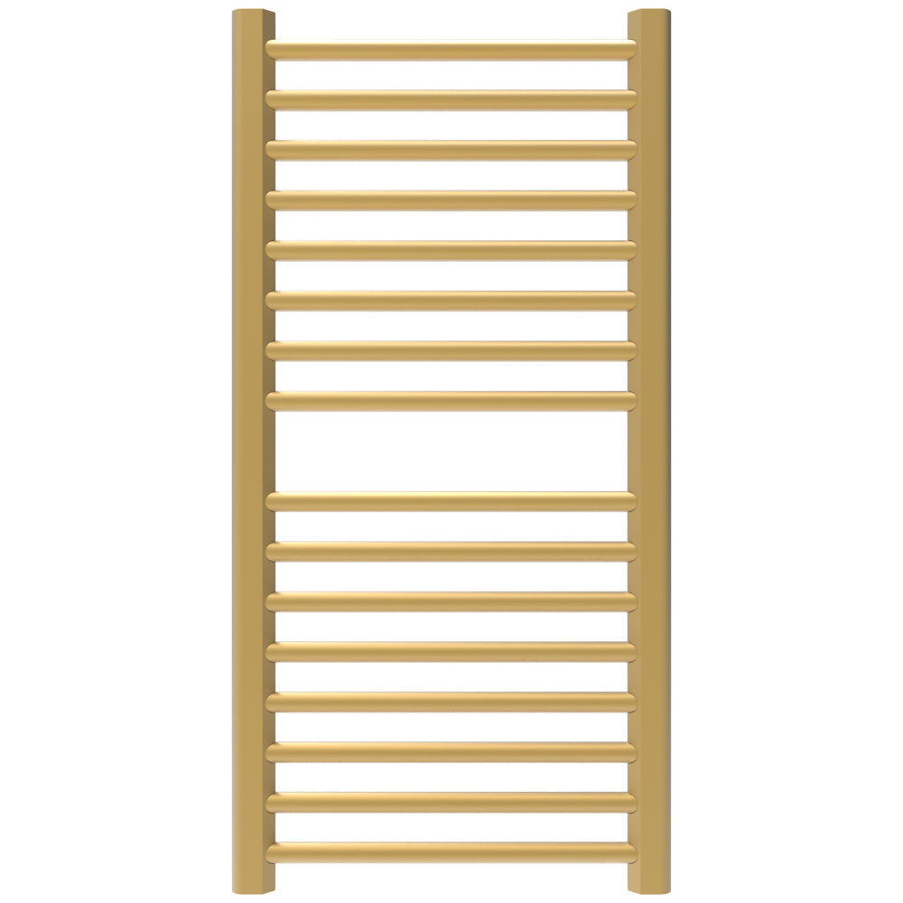 Amba Sirio S2142 16-Bar Satin Brass Hardwired Towel Warmer