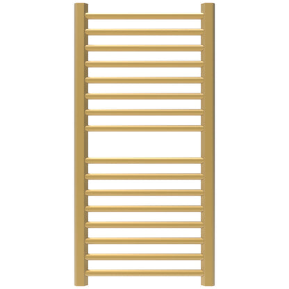 Amba Sirio S2142 16-Bar Satin Brass Hardwired Towel Warmer