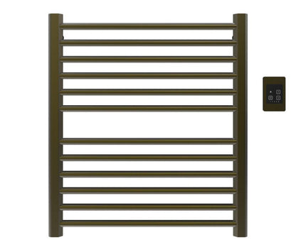 Amba Sirio S2932 12-Bar Brushed Bronze Hardwired Towel Warmer