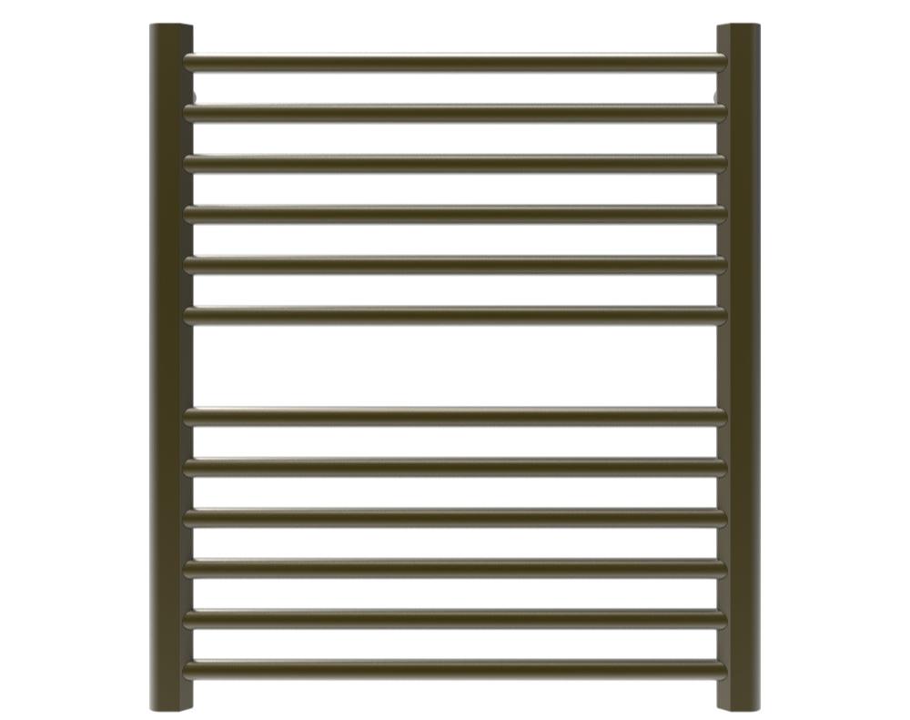 Amba Sirio S2932 12-Bar Brushed Bronze Hardwired Towel Warmer