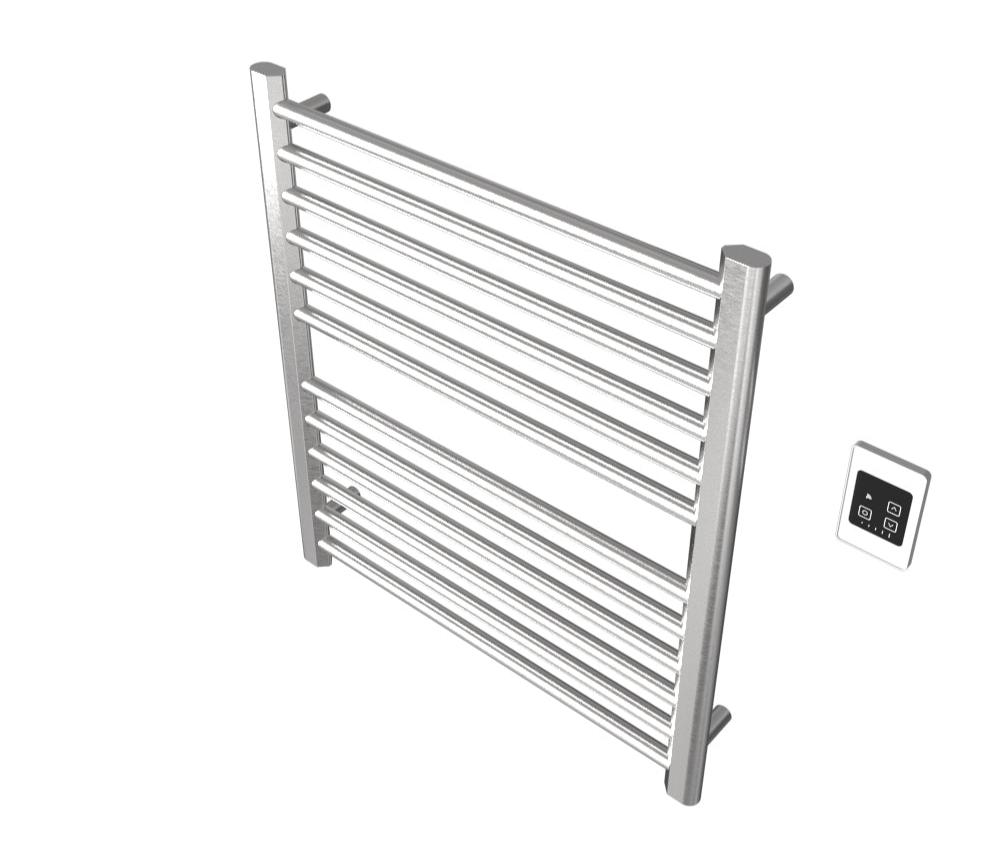 Amba Sirio S2932 12-Bar Brushed Stainless Steel Hardwired Towel Warmer