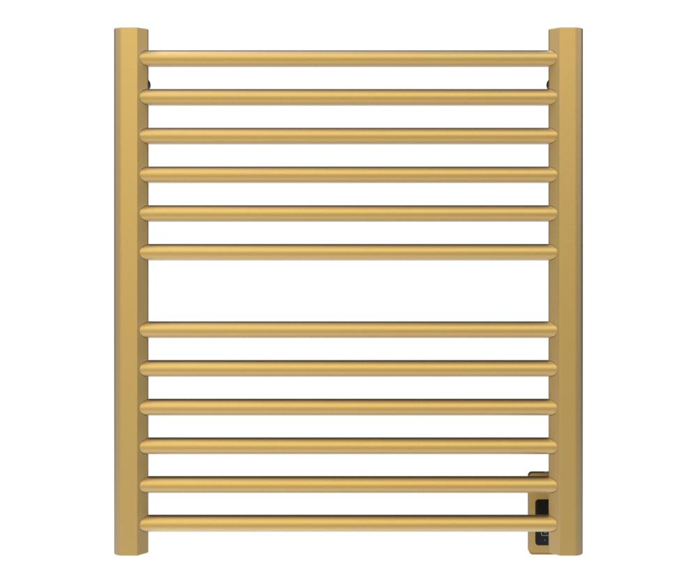 Amba Sirio S2932 12-Bar Satin Brass Hardwired Towel Warmer