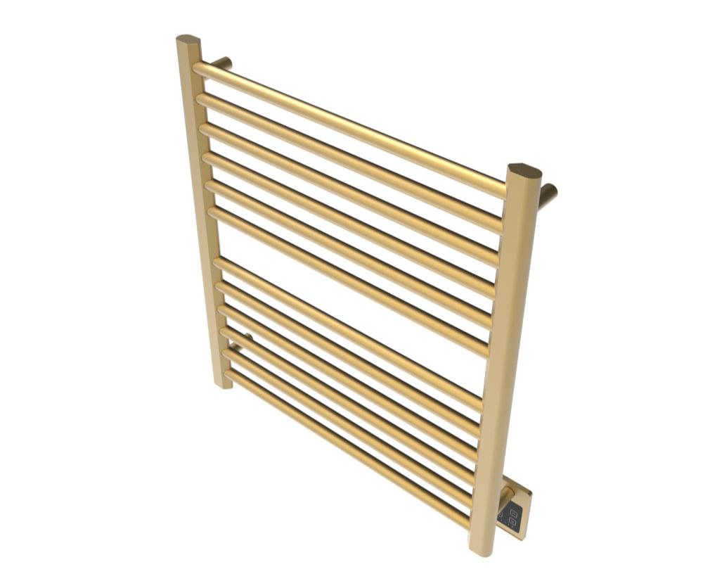 Amba Sirio S2932 12-Bar Satin Brass Hardwired Towel Warmer