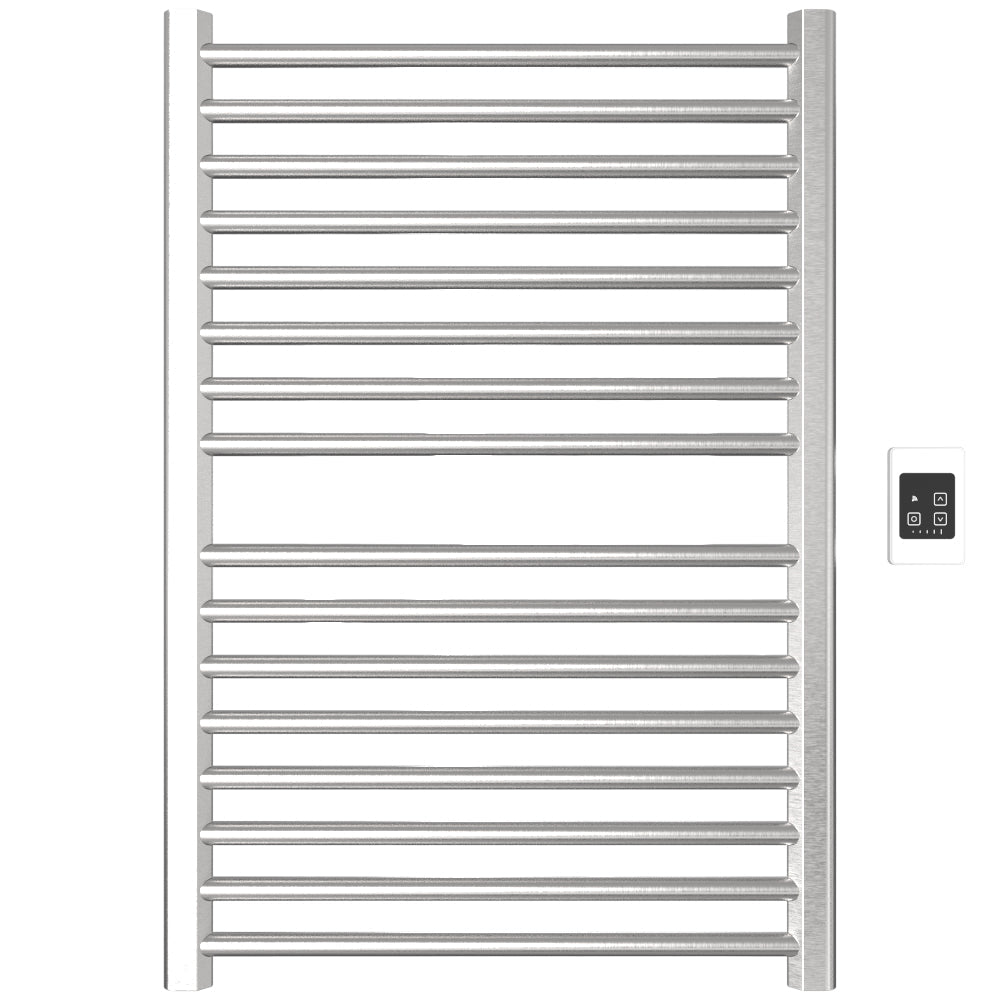 Amba Sirio S2942 16-Bar Brushed Stainless Steel Hardwired Towel Warmer