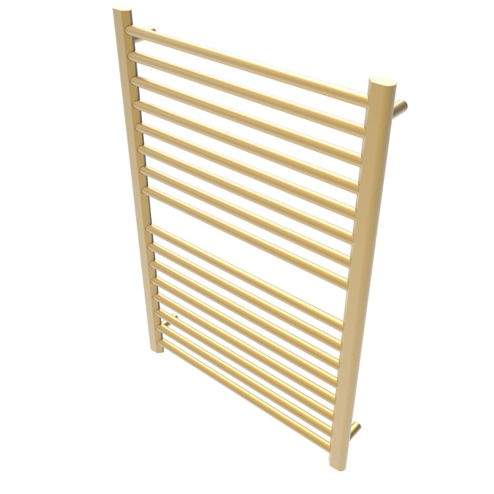 Amba Sirio S2942 16-Bar Satin Brass Hardwired Towel Warmer