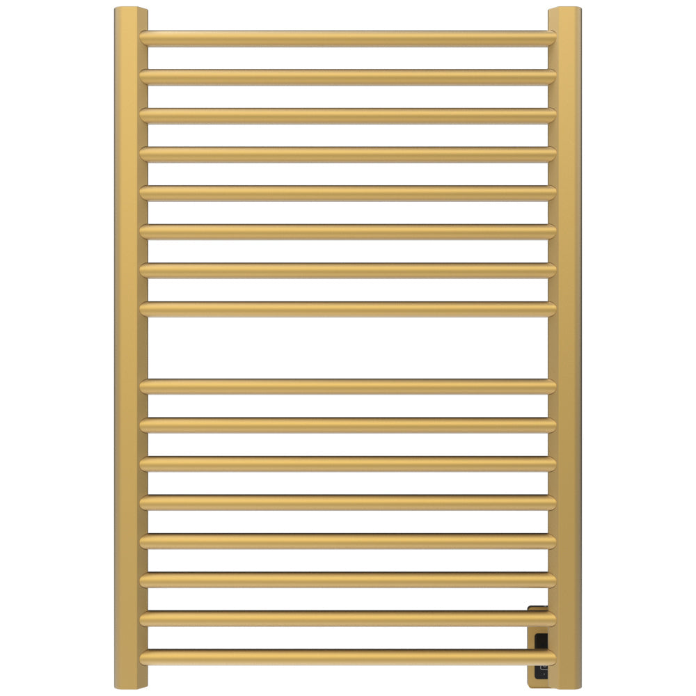 Amba Sirio S2942 16-Bar Satin Brass Hardwired Towel Warmer