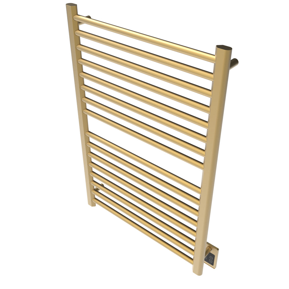 Amba Sirio S2942 16-Bar Satin Brass Hardwired Towel Warmer