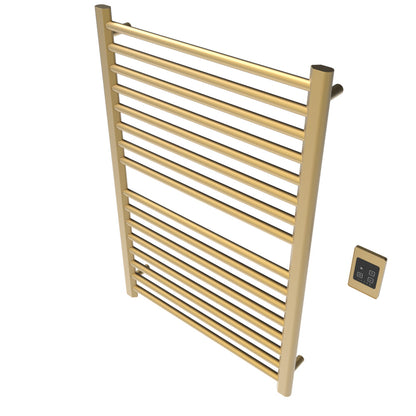 Amba Sirio S2942 16-Bar Satin Brass Hardwired Towel Warmer