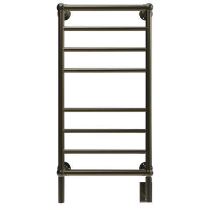 Amba Traditional 21" 8-Bar Brushed Bronze Hardwired Towel Warmer