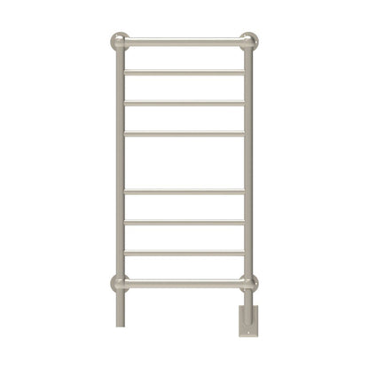 Amba Traditional 21" 8-Bar Brushed Nickel Hardwired Towel Warmer