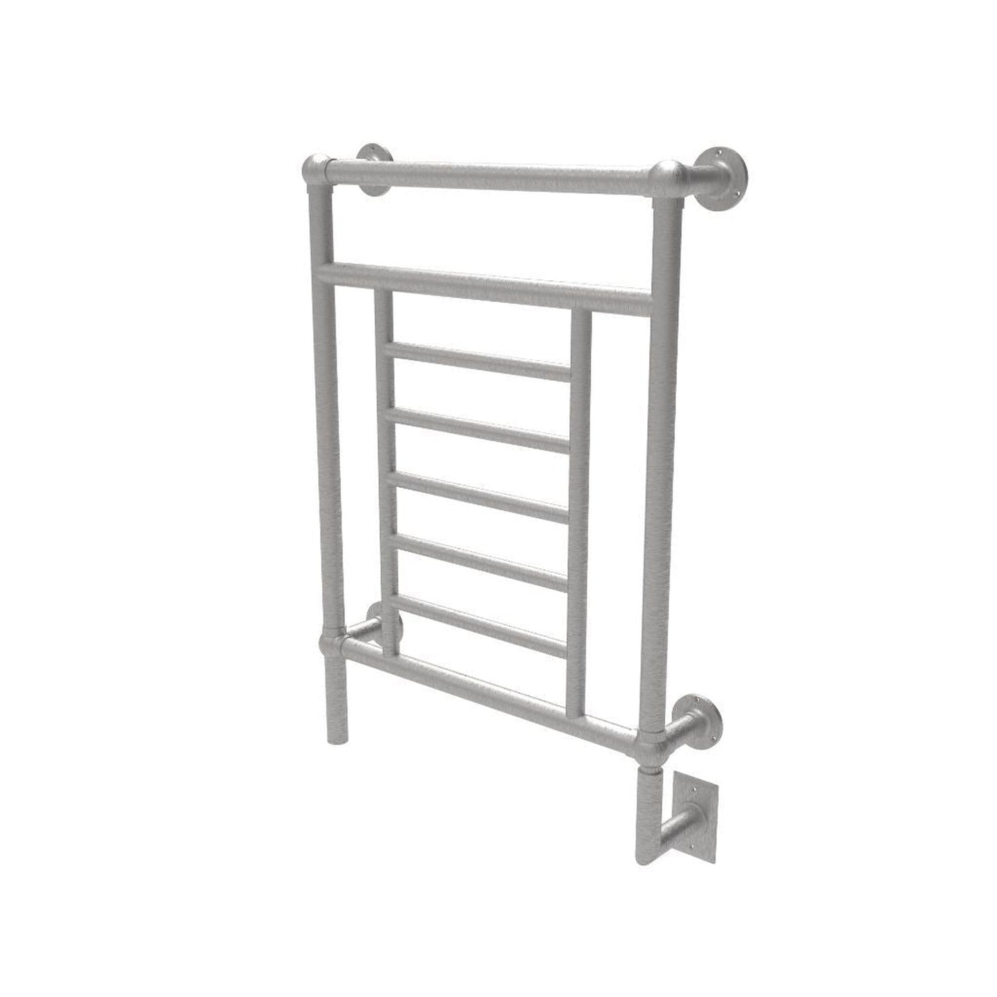 Amba Traditional 25" 8-Bar Brushed Nickel Hardwired Towel Warmer