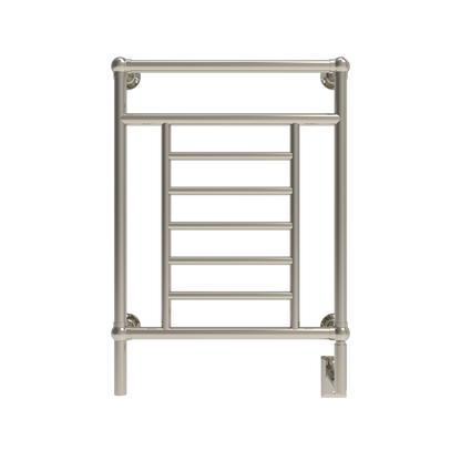 Amba Traditional 25" 8-Bar Polished Nickel Hardwired Towel Warmer