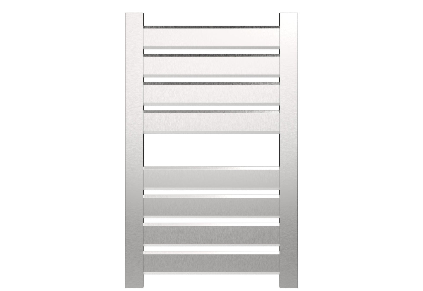 Amba Vega V2337 8-Panel Brushed Stainless Steel Hardwired Towel Warmer