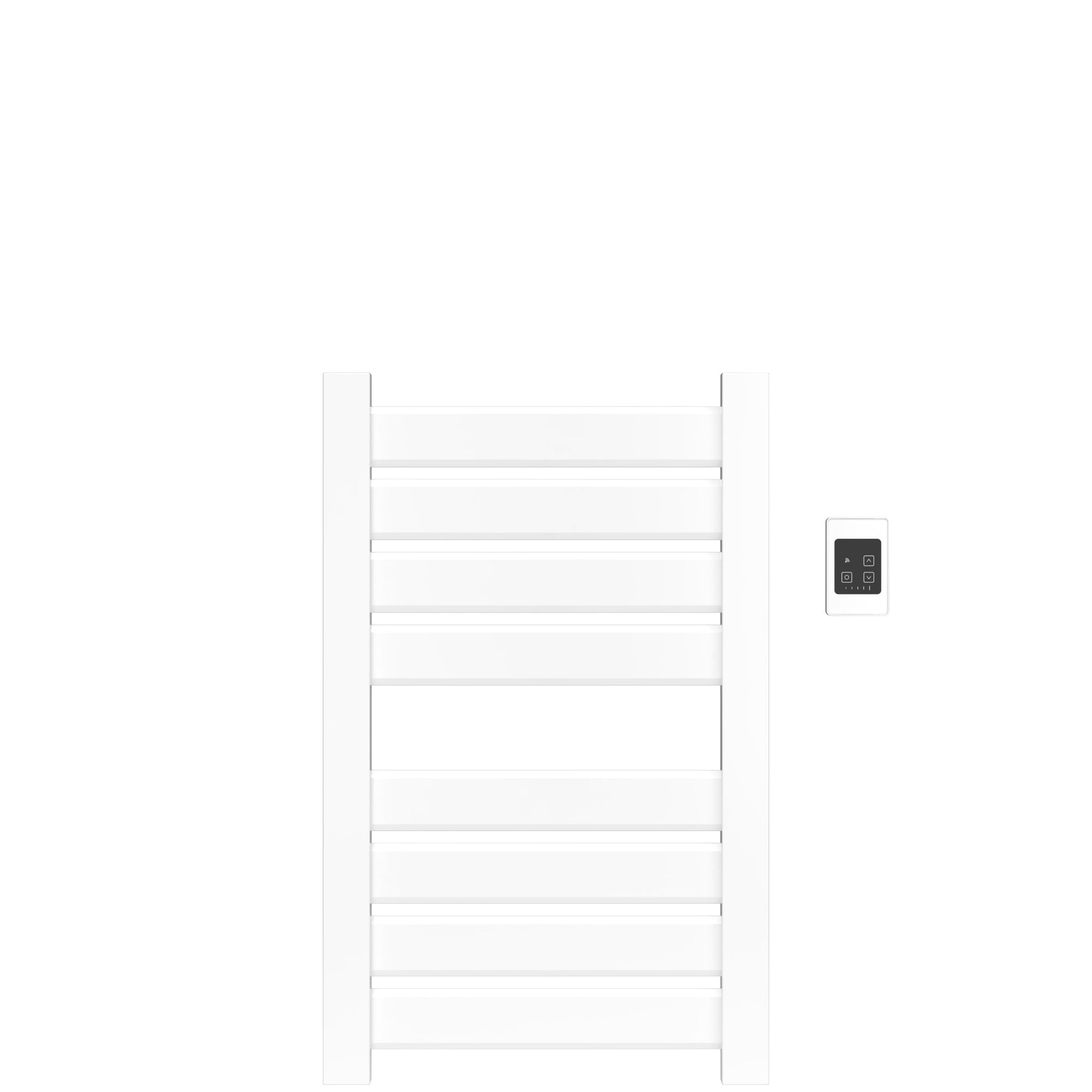 Amba Vega V2337 8-Panel White Hardwired Towel Warmer