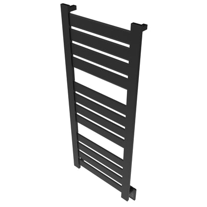 Amba Vega V2356 12-Panel Matte Black Hardwired Towel Warmer