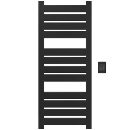 Amba Vega V2356 12-Panel Matte Black Hardwired Towel Warmer