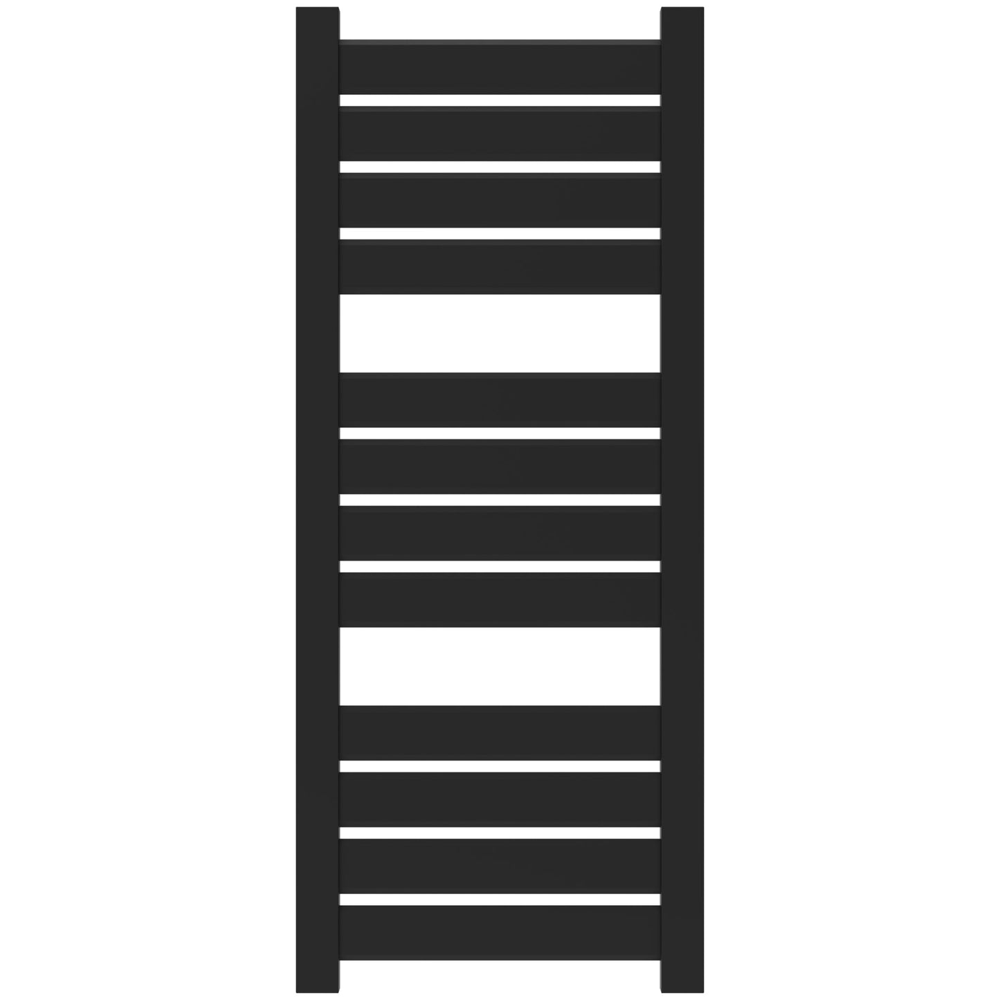 Amba Vega V2356 12-Panel Matte Black Hardwired Towel Warmer