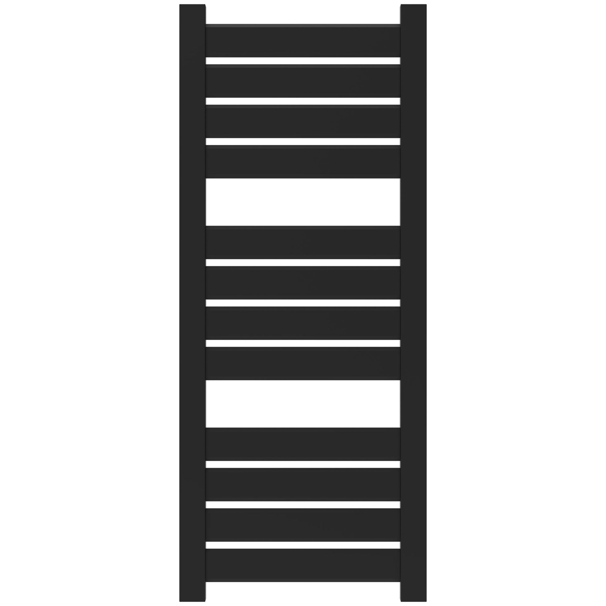 Amba Vega V2356 12-Panel Matte Black Hardwired Towel Warmer