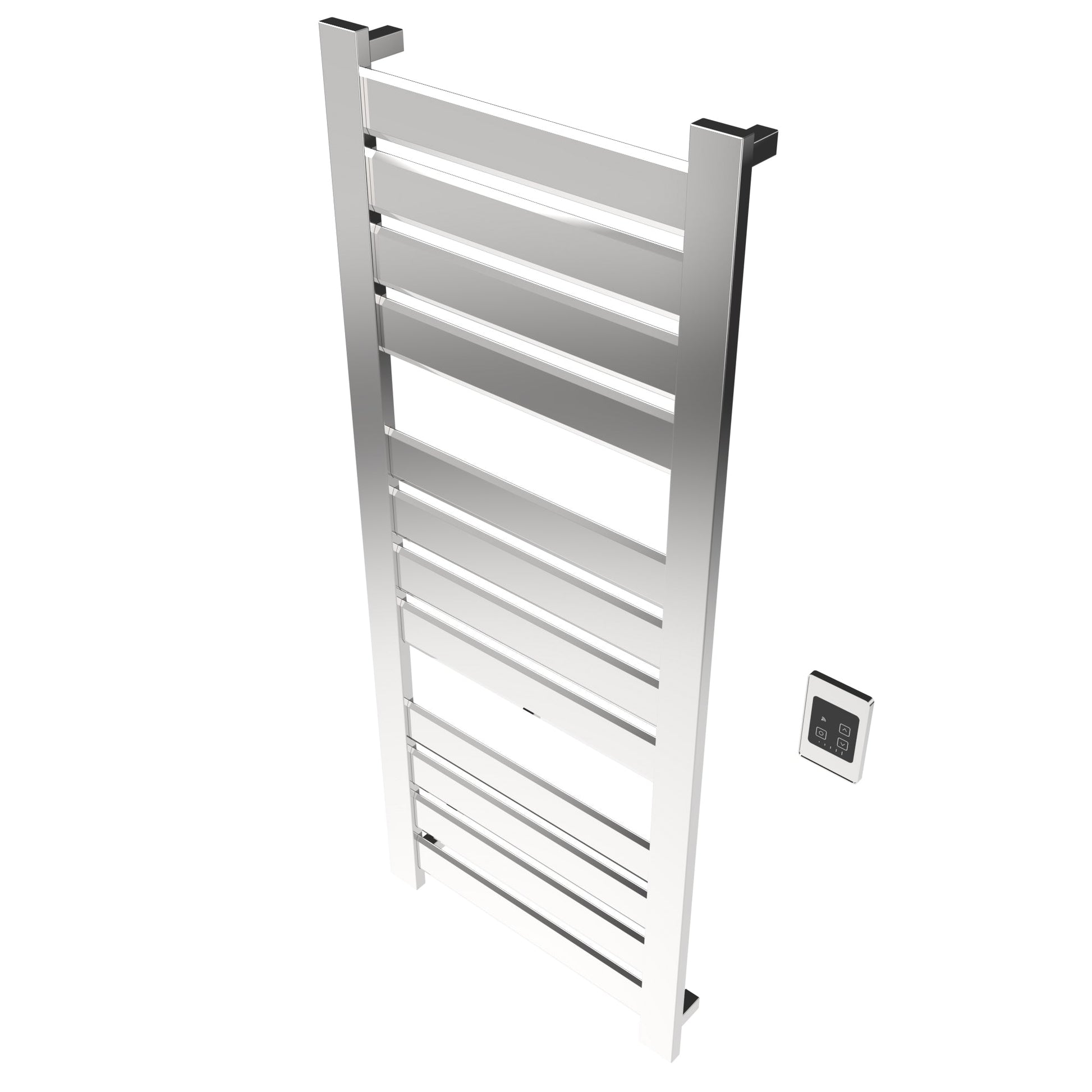 Amba Vega V2356 12-Panel Polished Stainless Steel Hardwired Towel Warmer