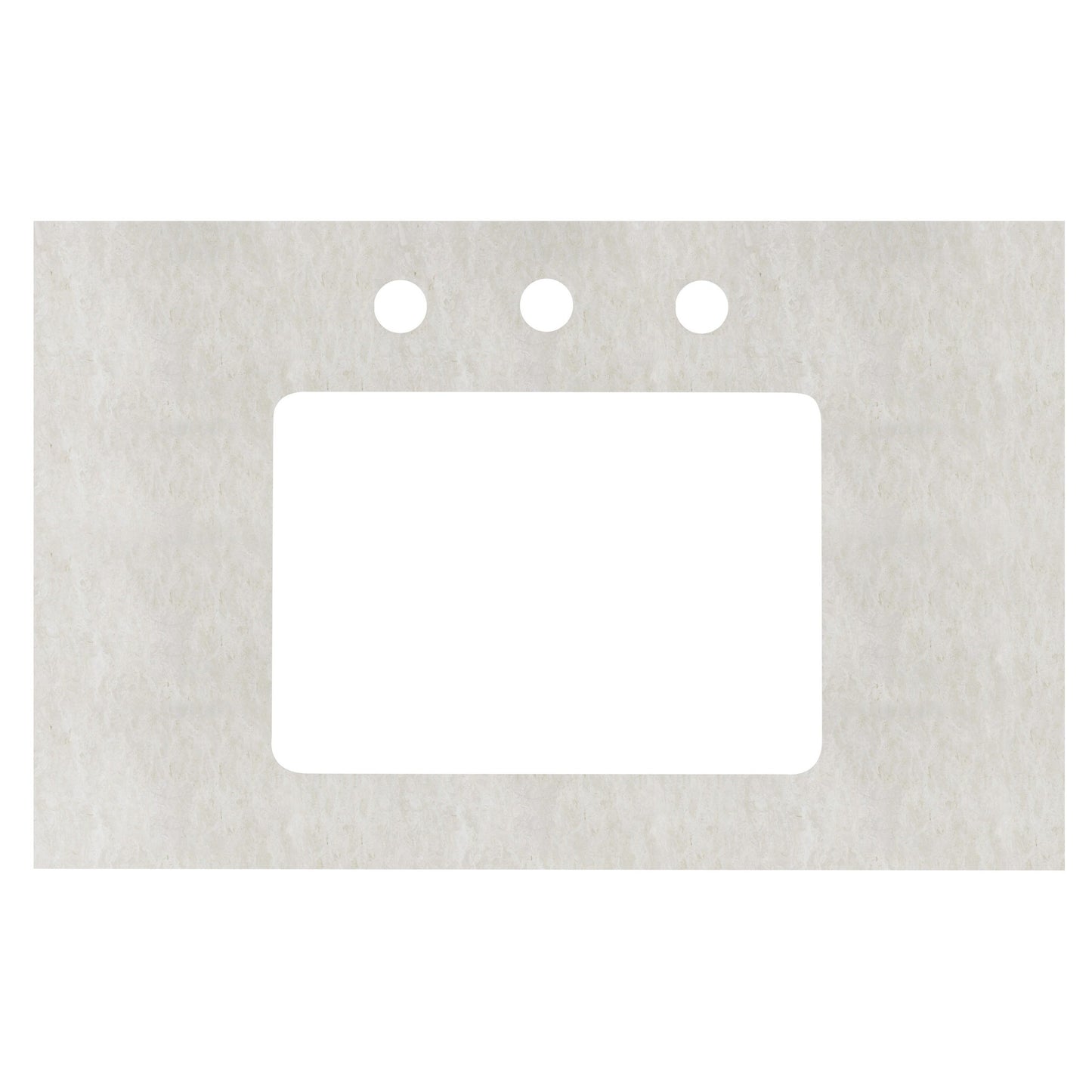 American Imaginations AI-1323 31" Beige Rectangular Countertop Transitional Stone Top