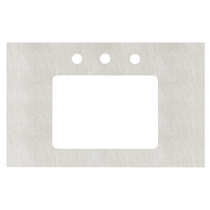 American Imaginations AI-1323 31" Beige Rectangular Countertop Transitional Stone Top