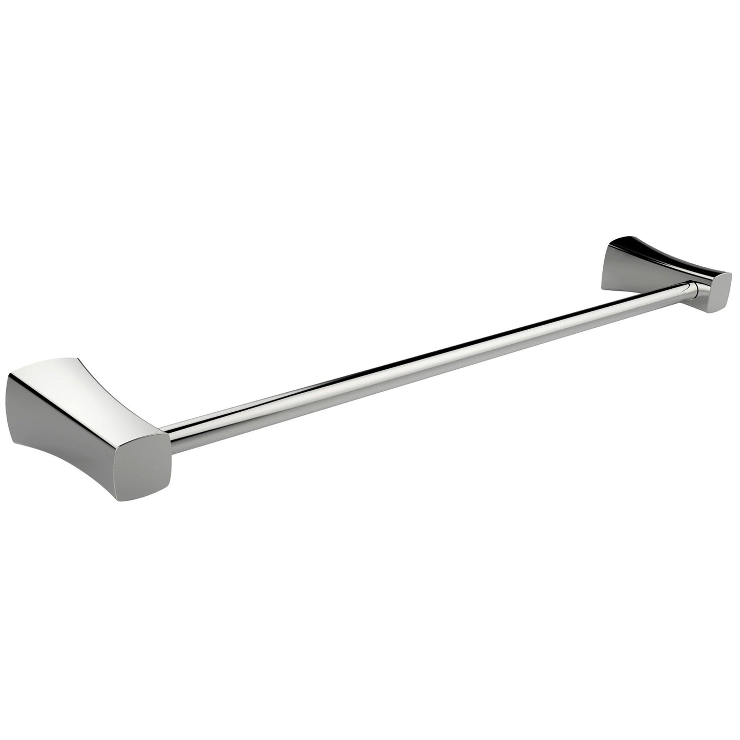 American Imaginations AI-13327 25" Chrome Rectangular Wall Mount Modern Bathroom Accessory Set