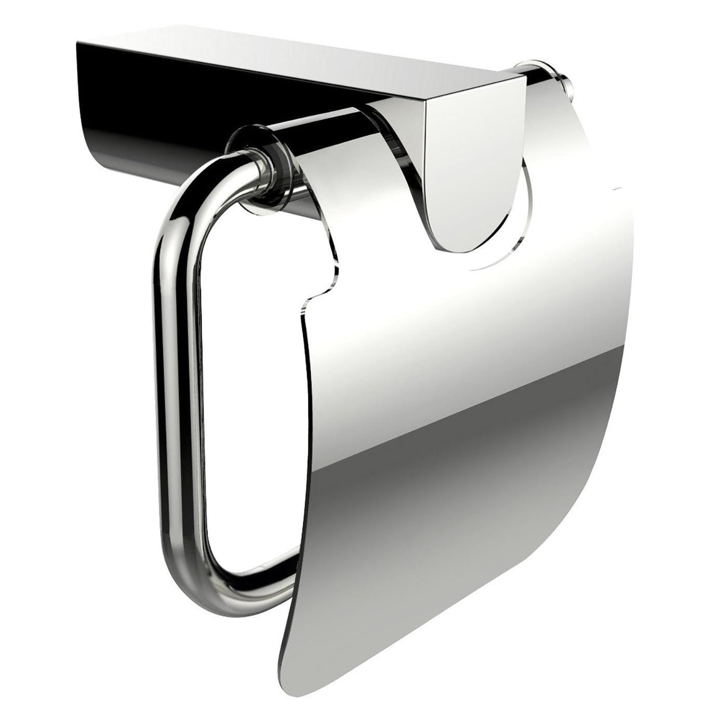 American Imaginations AI-13340 24" Chrome Rectangular Wall Mount Modern Bathroom Accessory Set