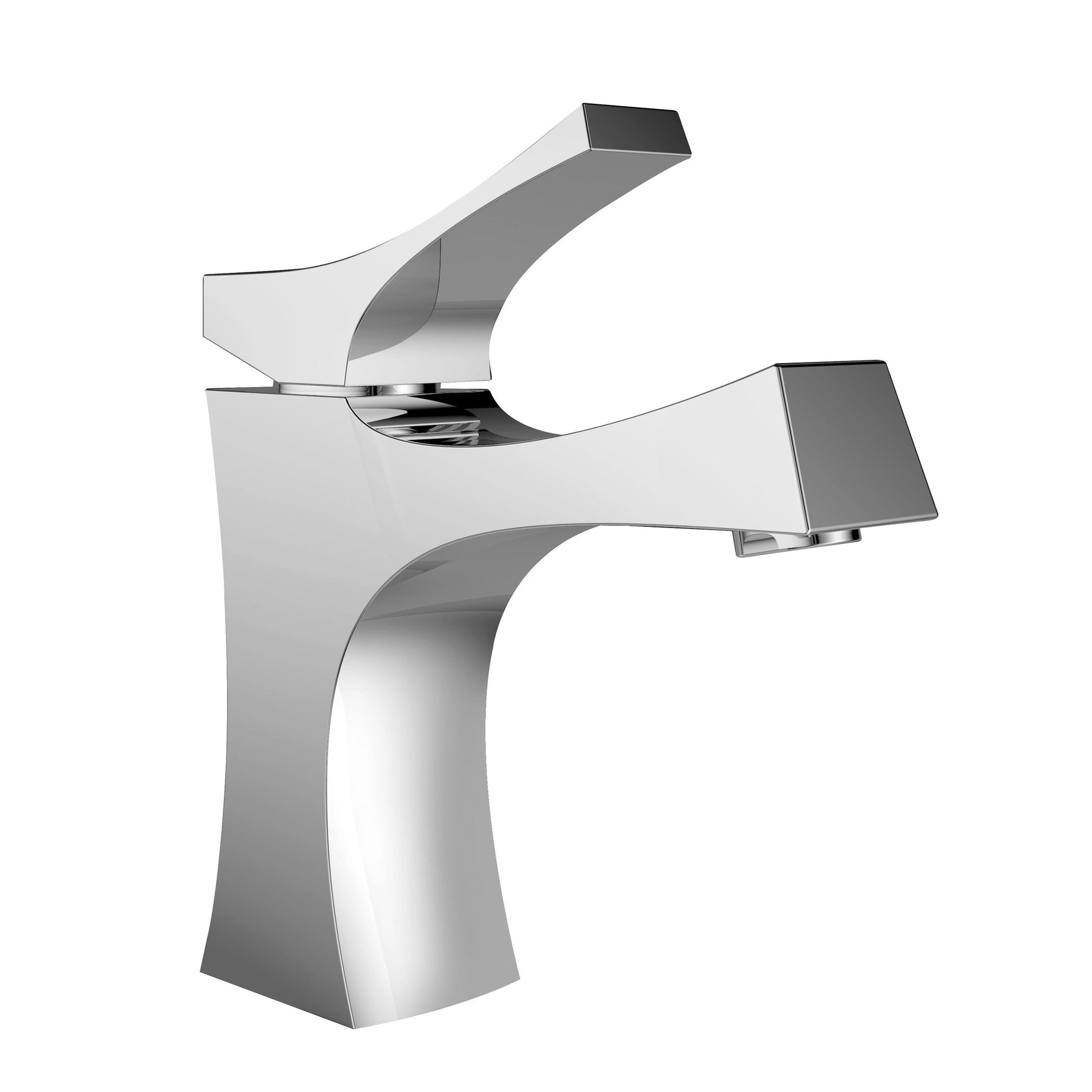 American Imaginations AI-15367 19" White Round Ceramic Above Counter Bathroom Vessel Sink Set