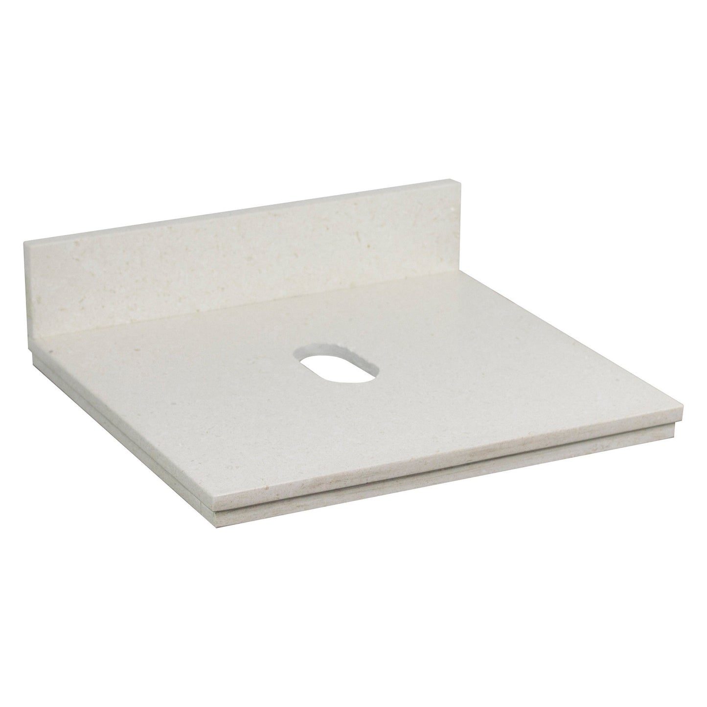 American Imaginations AI-1639 20" Beige Rectangular Countertop Transitional Stone Top