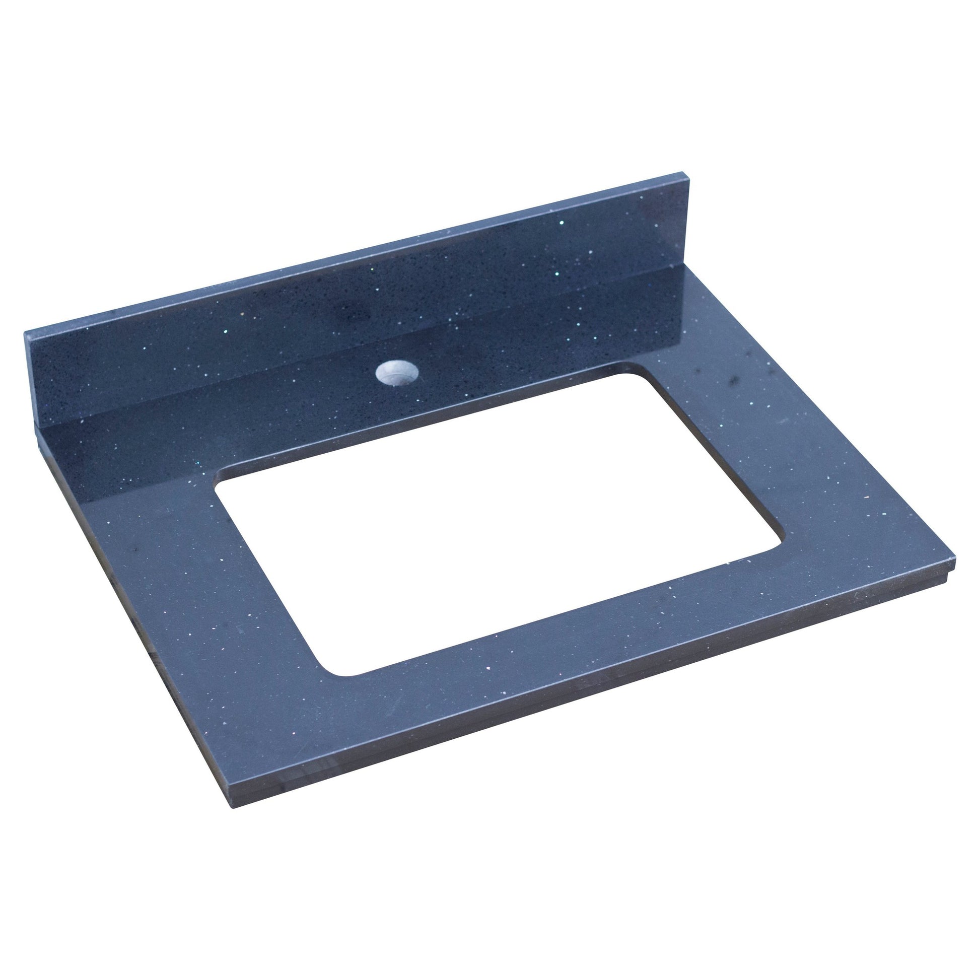 American Imaginations AI-17433 24" Black Galaxy Rectangular Countertop Modern Stone Top