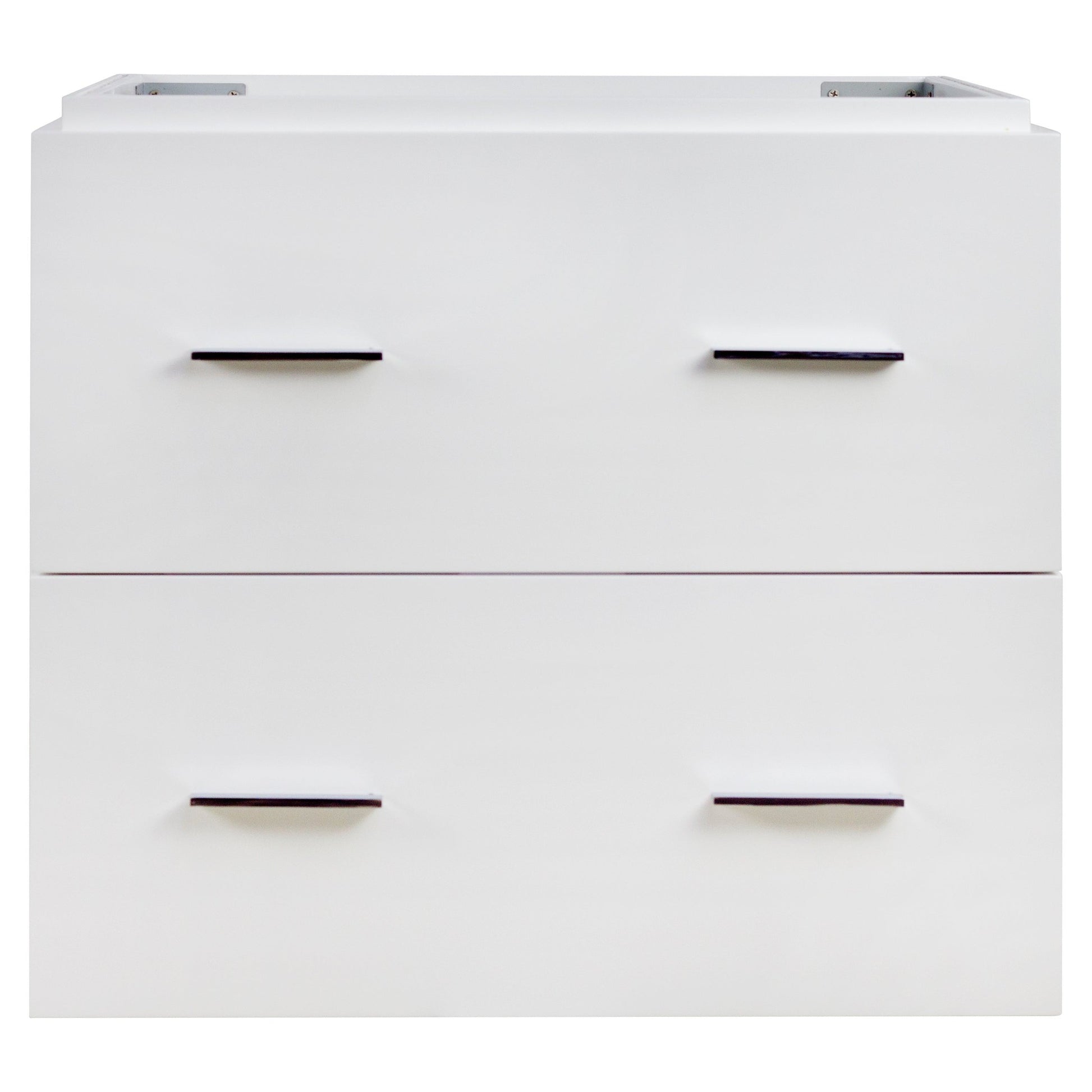 American Imaginations AI-18591 24" White Rectangular Wall Mount Modern Vanity Set