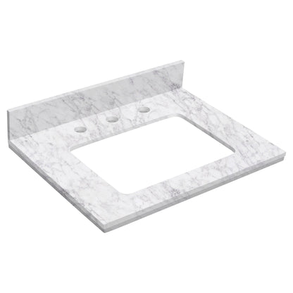 American Imaginations AI-18592 24" White Rectangular Wall Mount Modern Vanity Set