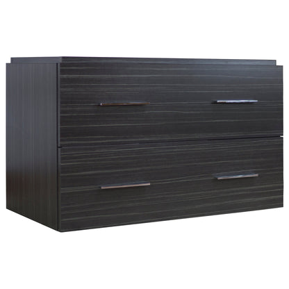 American Imaginations AI-18648 36" Dawn Grey Rectangular Wall Mount Modern Vanity Set