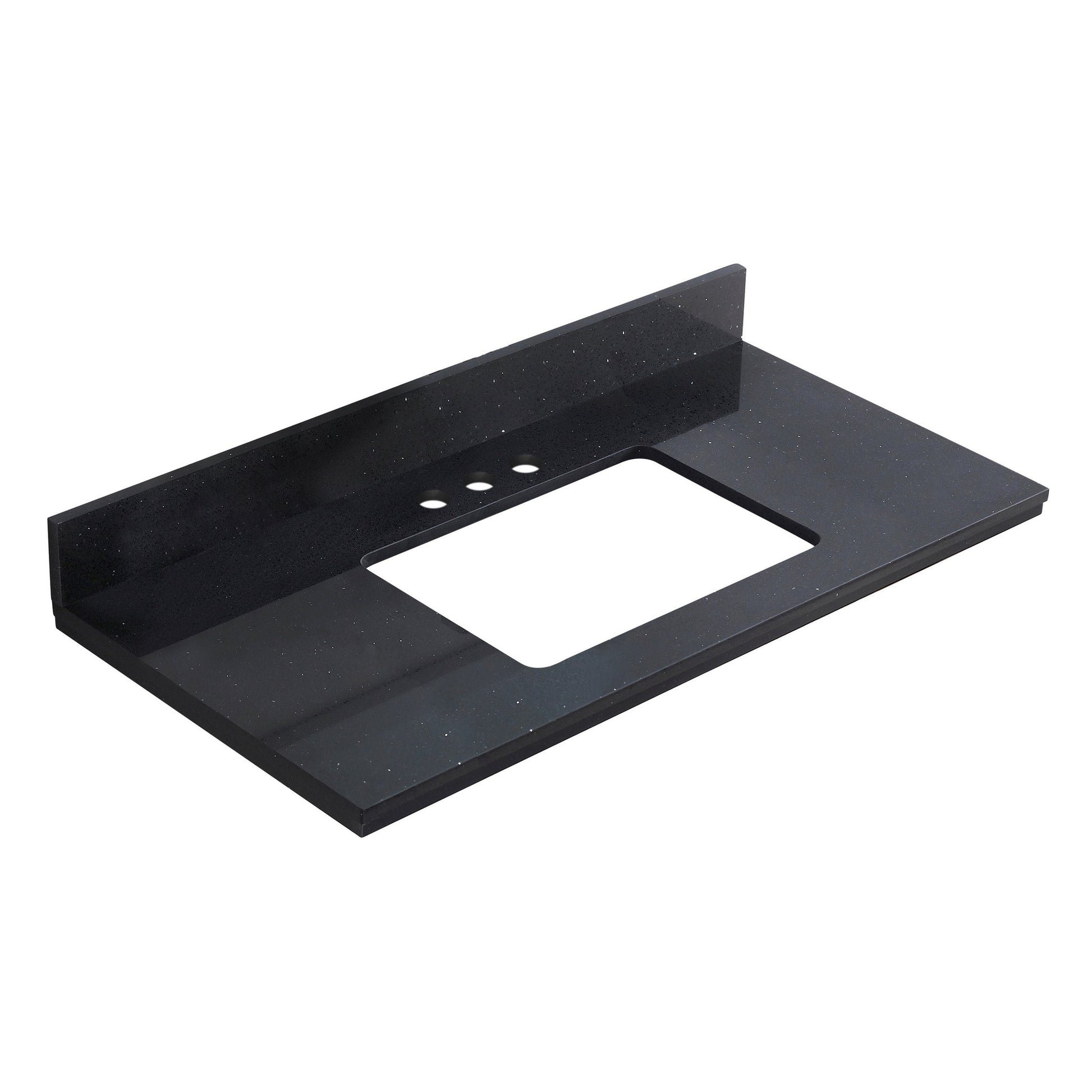 American Imaginations AI-18687 36" White Rectangular Wall Mount Modern Vanity Set