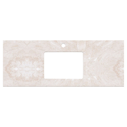 American Imaginations AI-19221 31" Beige Rectangular Countertop Modern Stone Top