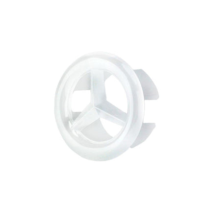 American Imaginations AI-20599 15" White Round Ceramic Undermount Bathroom Sink Set